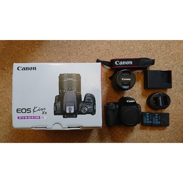 Canon - 最終値下げ Canon kiss x9 標準ズームレンズキット バッテリー3つ付