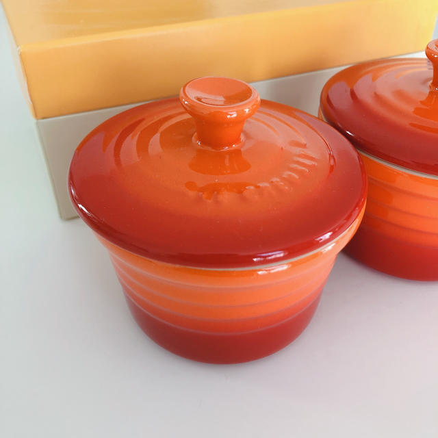 LE CREUSET(ルクルーゼ)のル・クルーゼ スモールラムカン2個セット★ インテリア/住まい/日用品のキッチン/食器(食器)の商品写真