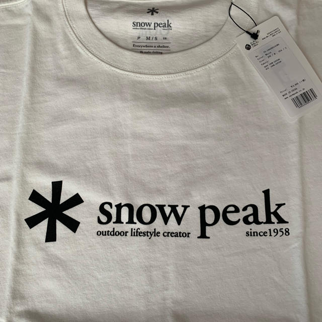 スノーピーク snow peak 60周年 Tシャツ