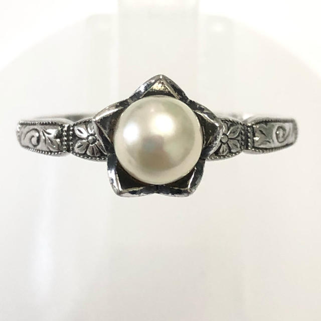 Mikimoto ミキモト シルバー SILVER パール 真珠 リング 指輪
