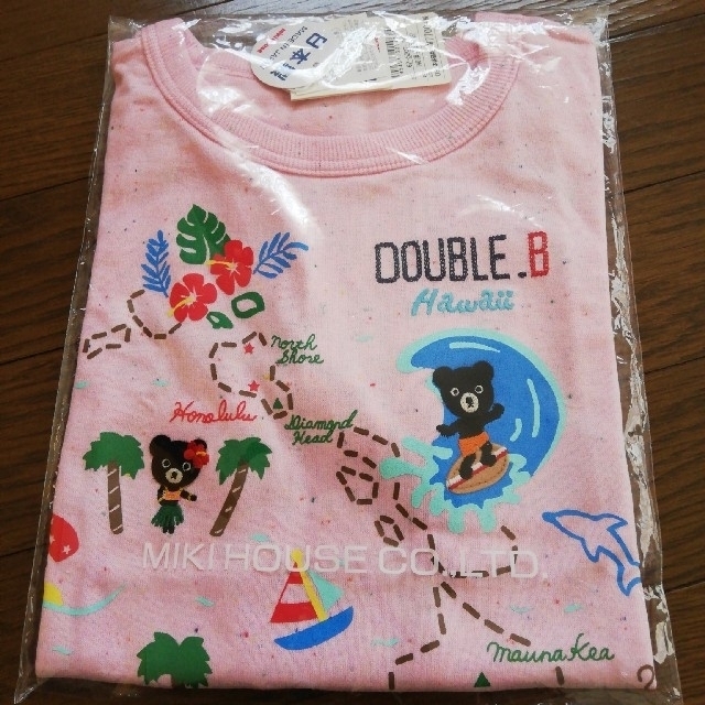 DOUBLE.B(ダブルビー)のりぃ様専用！ダブルB 　新品　半袖　T シャツ　140 キッズ/ベビー/マタニティのキッズ服女の子用(90cm~)(Tシャツ/カットソー)の商品写真