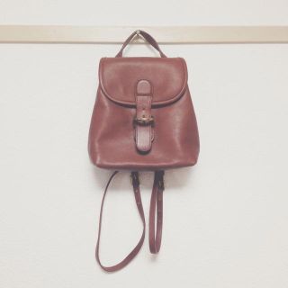 フラワー(flower)のoldcoach ちびリュック 美品♡(リュック/バックパック)