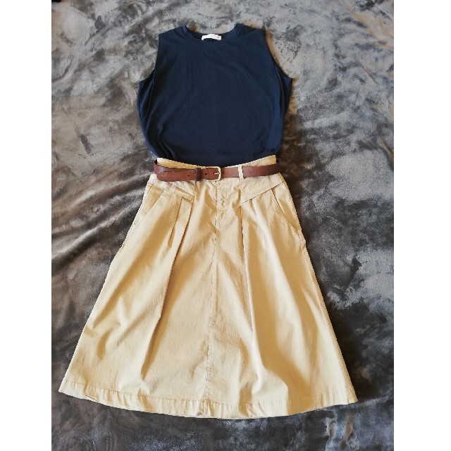 ZARA(ザラ)のZARA　コットンスカート レディースのスカート(ひざ丈スカート)の商品写真
