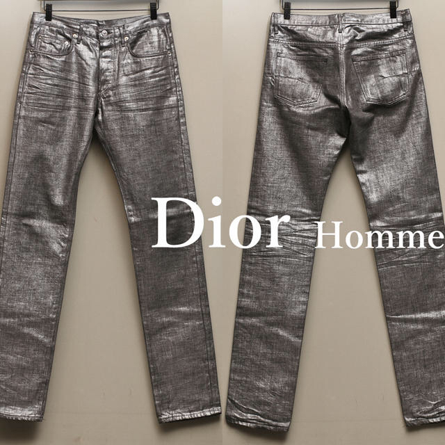 DIOR HOMME - DIOR HOMME シルバーコーティング デニムパンツ 31の通販 by Lets go Shopping