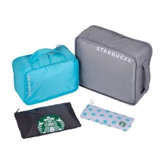 スターバックスコーヒー(Starbucks Coffee)の台湾スタバ■トラベルポーチ4色セット■(ポーチ)