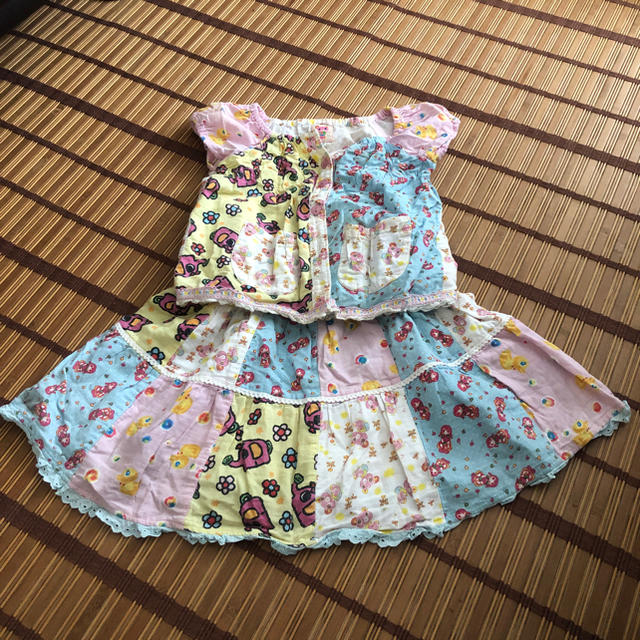 Bruyant(ブリュイアン)のブリュイアン セットアップ キッズ/ベビー/マタニティのキッズ服女の子用(90cm~)(ワンピース)の商品写真