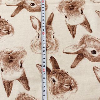 うさぎ柄 生地の通販 by Tommy's shop|ラクマ