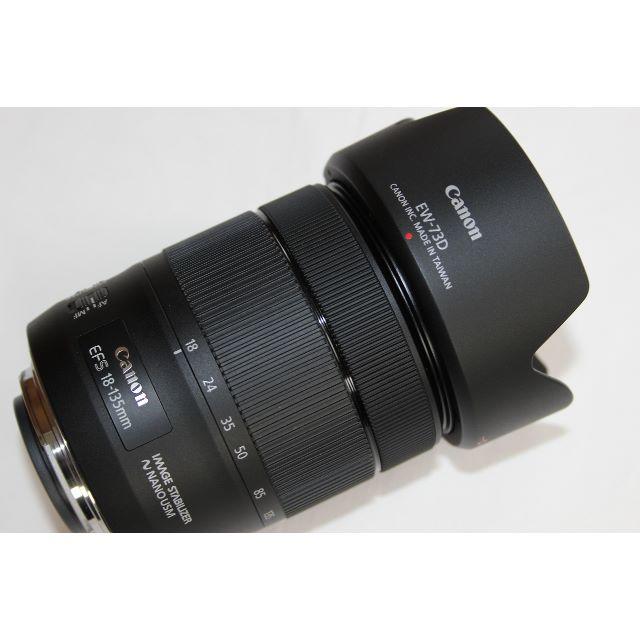 対応機種新品級！EF-S 18-135mm IS USM/純正レンズフードEW-73D付