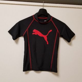 プーマ(PUMA)の五十嵐様専用◆新品PUMAプーマラッシュガード黒×赤ロゴ140cm◆水着プール海(水着)