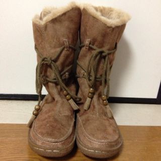 茶色ボアブーツ(ブーツ)