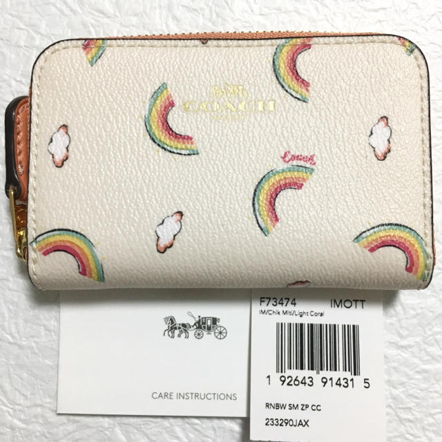 COACH(コーチ)の★レインボーピッグ様専用★【新品未使用】コーチ コインケース  レインボー レディースのファッション小物(コインケース)の商品写真