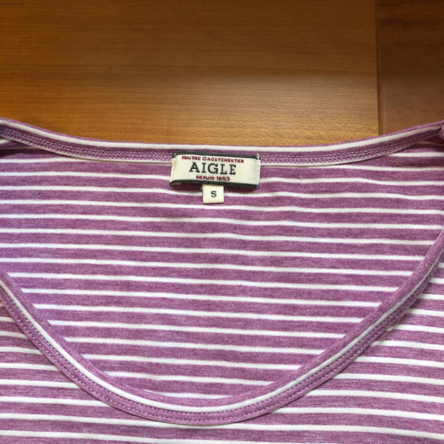 AIGLE(エーグル)のAIGLE 長袖ティーシャツ Sサイズ レディースのトップス(Tシャツ(長袖/七分))の商品写真