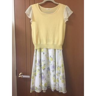 ウィルセレクション(WILLSELECTION)の花柄ワンピース♡(ミニワンピース)