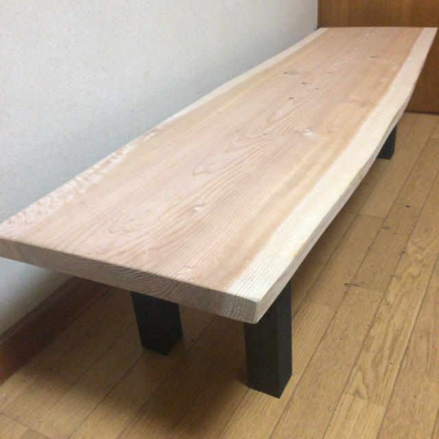 W150サイズ 天然 一枚板ダイニングテーブル