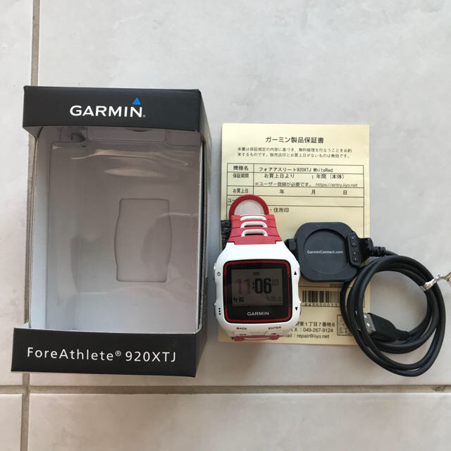 GARMIN(ガーミン)のGARMIN ForeAthlete 920XTJ  スポーツ/アウトドアのトレーニング/エクササイズ(トレーニング用品)の商品写真