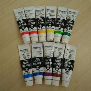 TURNER ACRYL GOUACHE アクリルガッシュ 11色セット(絵の具/ポスターカラー)