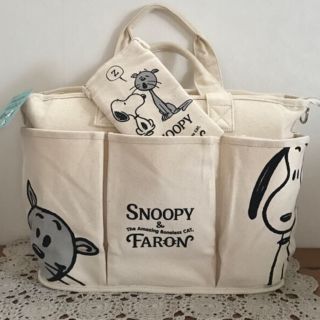 スヌーピー(SNOOPY)の新品＊スヌーピー ファーロン トートバッグ(トートバッグ)