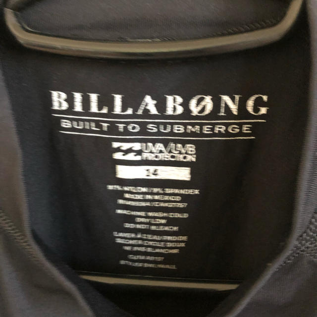 billabong(ビラボン)のビラボーン ジュニア ラッシュガード キッズ/ベビー/マタニティのキッズ服男の子用(90cm~)(水着)の商品写真