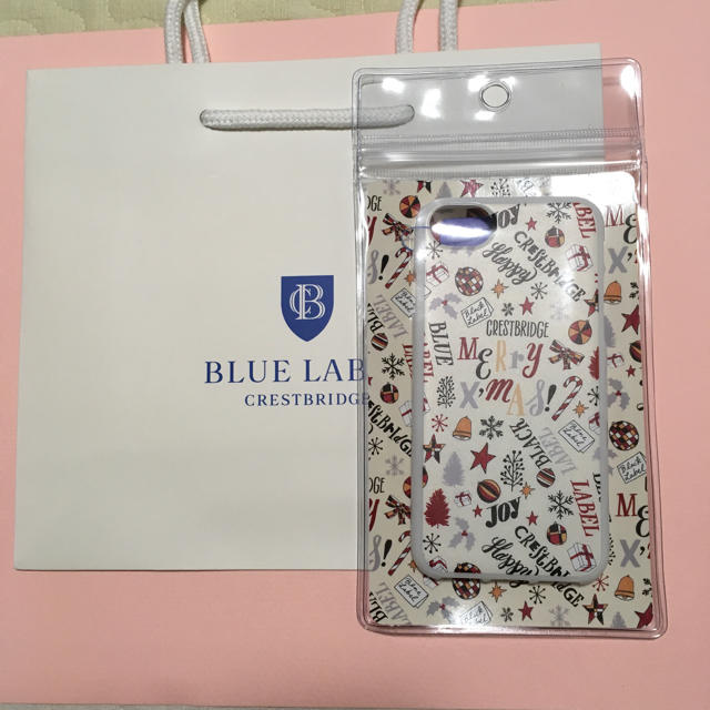 BURBERRY BLUE LABEL(バーバリーブルーレーベル)のブルーレーベルクレストブリッジ  アイフォンケース新品  スマホ/家電/カメラのスマホアクセサリー(iPhoneケース)の商品写真