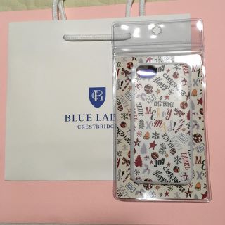 バーバリーブルーレーベル(BURBERRY BLUE LABEL)のブルーレーベルクレストブリッジ  アイフォンケース新品 (iPhoneケース)