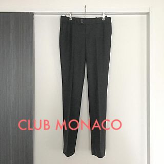 ラルフローレン(Ralph Lauren)の値下げ！美品 Club Monaco ストレートパンツ ブラック(その他)