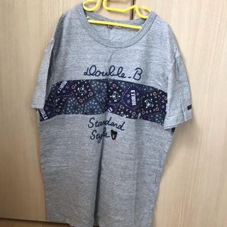 ダブルビー(DOUBLE.B)のダブルB ペイズリー柄Tシャツ(Tシャツ/カットソー(半袖/袖なし))