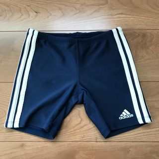 アディダス(adidas)のadidasアディダス★定番スクール水着（日本製）★紺ネイビー140(水着)