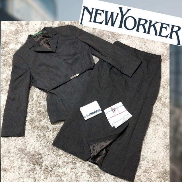 NEWYORKER ニューヨーカー （M） スーツセットアップ おまけ付き