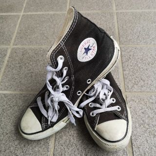 コンバース(CONVERSE)のコンバース　ハイカットスニーカー　黒　ブラック(スニーカー)