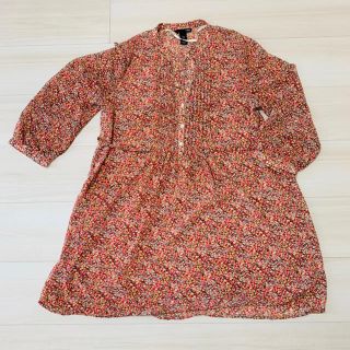 エイチアンドエム(H&M)のシフォン 花柄ワンピース  H&M(チュニック)