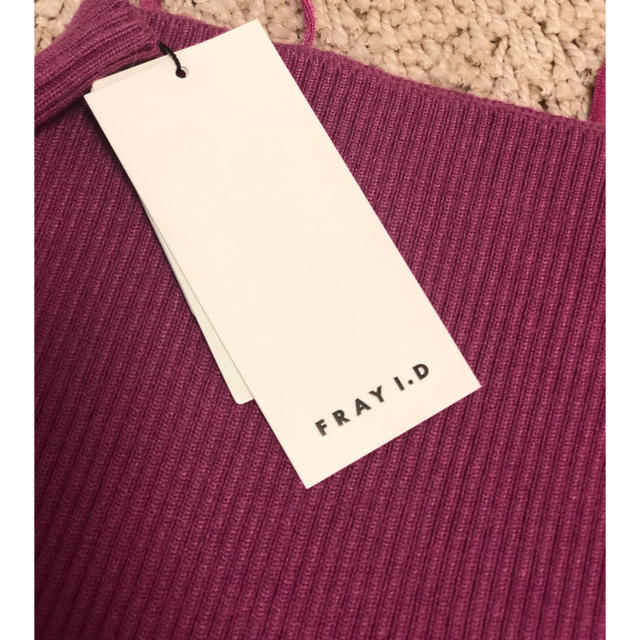 FRAY I.D(フレイアイディー)の《値下げ‼️》FRAY.ID ニットキャミ 新品！ レディースのトップス(キャミソール)の商品写真