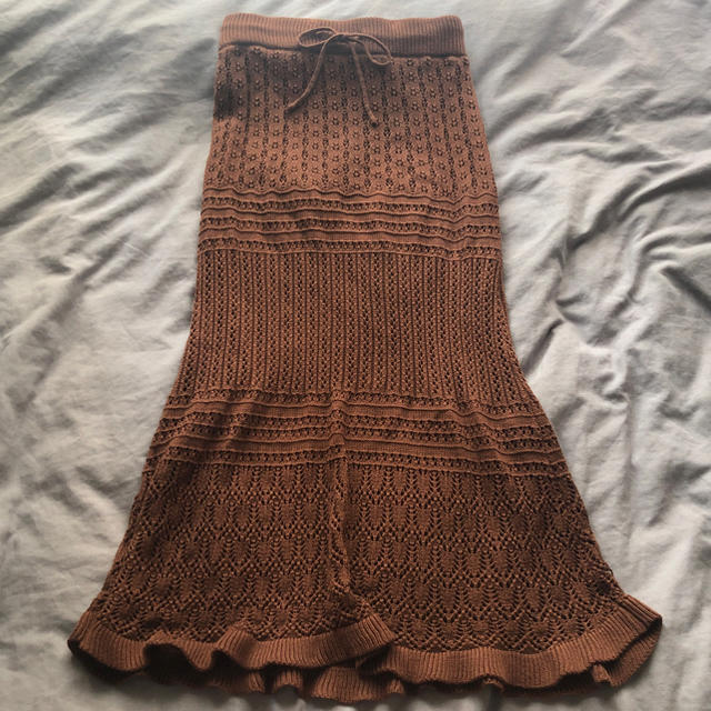 しまむら(シマムラ)のニットスカート レディースのスカート(ひざ丈スカート)の商品写真