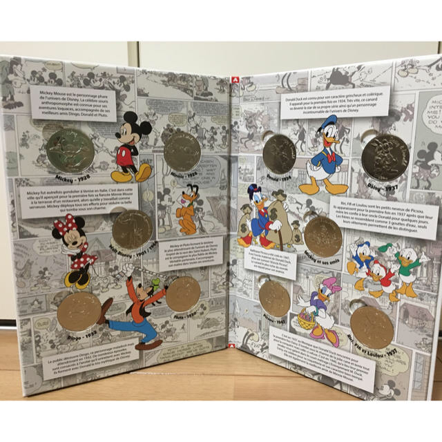 Disney Mickey Mouse 50周年記念 フランスメダルのサムネイル
