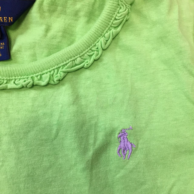 Ralph Lauren(ラルフローレン)のグリーンのラルフローレン  6歳 キッズ/ベビー/マタニティのキッズ服女の子用(90cm~)(Tシャツ/カットソー)の商品写真