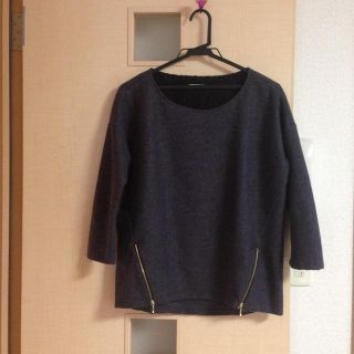 ネイビーカットソー(カットソー(長袖/七分))