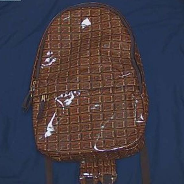 Q-pot.(キューポット)のQ-pot. チョコレート柄バッグ レディースのバッグ(リュック/バックパック)の商品写真
