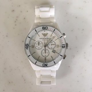 Armani - アルマーニ AR1424 ホワイト EMPORIO ARMANI メンズの