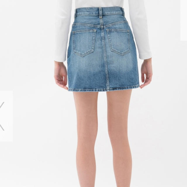 GU(ジーユー)のデニムスカート レディースのスカート(ミニスカート)の商品写真