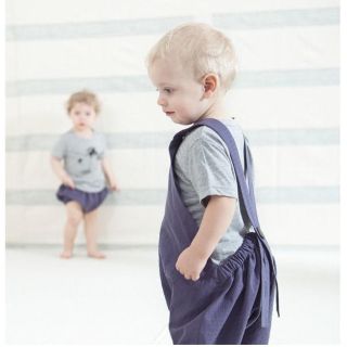 キャラメルベビー&チャイルド(Caramel baby&child )のMamoさま専用　muku サロペット+ボンネット(パンツ)