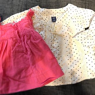 ベビーギャップ(babyGAP)のBaby gap 80 女の子 トップス 2枚セット(シャツ/カットソー)