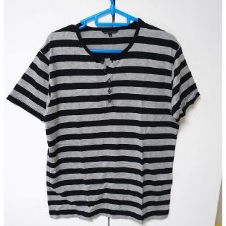 ユニクロ(UNIQLO)の新品  メンズ  ボーダーTシャツ(Tシャツ/カットソー(半袖/袖なし))