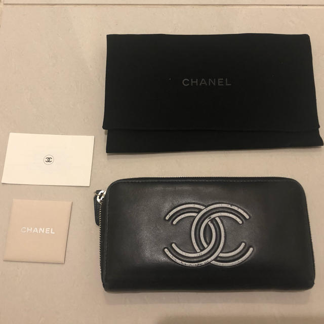 CHANEL  長財布  バイカラー