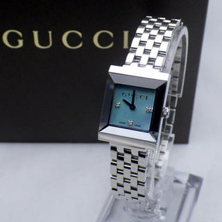 グッチ シェル 腕時計(レディース)（ブルー・ネイビー/青色系）の通販 