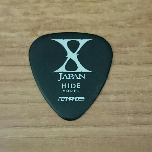生産終了品』XJAPAN hide ピック 1枚 黒の通販 by NAO's shop 生産終了品』XJAPAN hide ピック 1枚 黒の通販 by NAO's shop
