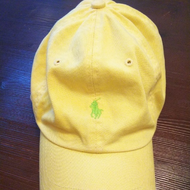 POLO RALPH LAUREN(ポロラルフローレン)の専用！Polo RALPH LAUREN イエローキャップ レディースの帽子(キャップ)の商品写真