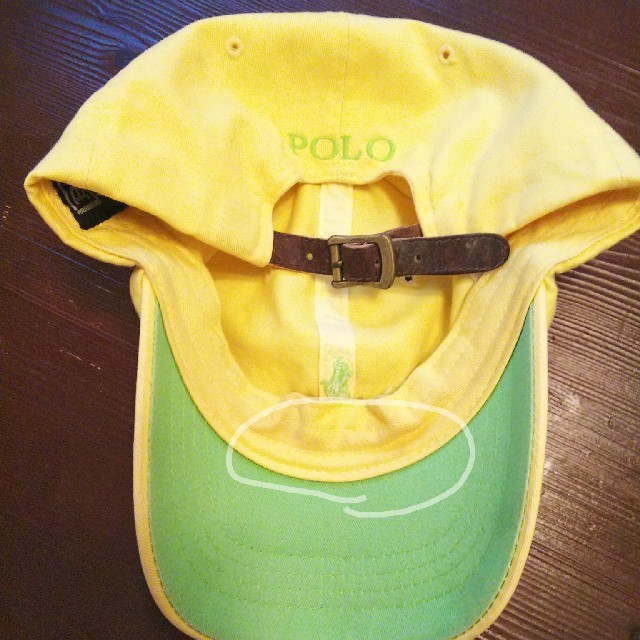 POLO RALPH LAUREN(ポロラルフローレン)の専用！Polo RALPH LAUREN イエローキャップ レディースの帽子(キャップ)の商品写真