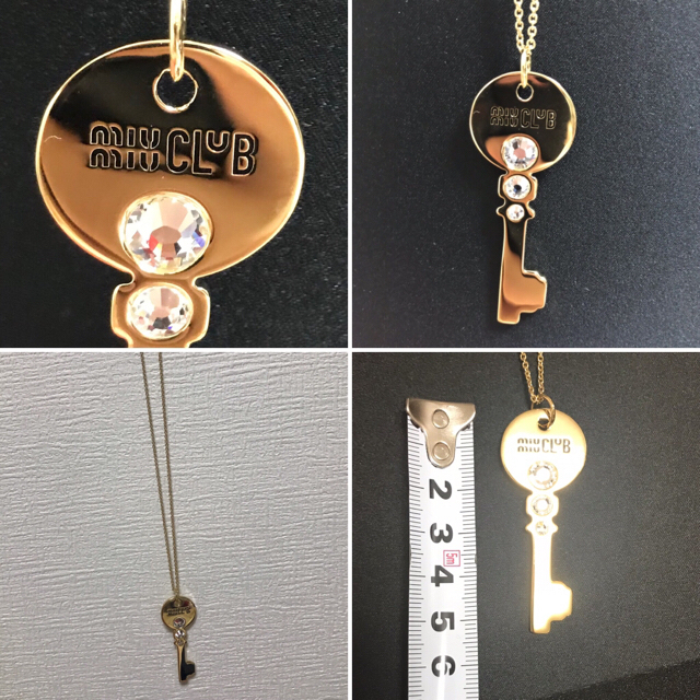 miumiu(ミュウミュウ)のりりぃ様専用3点セットmiumiu MIUMIU CLUBネックレス レディースのアクセサリー(ネックレス)の商品写真