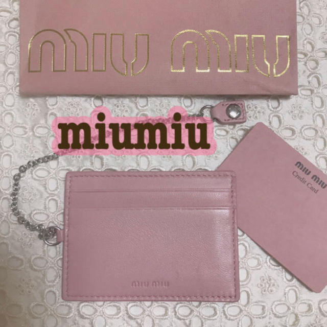 miumiu(ミュウミュウ)のりりぃ様専用3点セットmiumiu MIUMIU CLUBネックレス レディースのアクセサリー(ネックレス)の商品写真