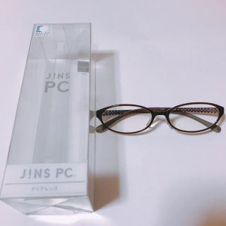 ジンズ(JINS)のJINS PC クリアレンズメガネ(サングラス/メガネ)