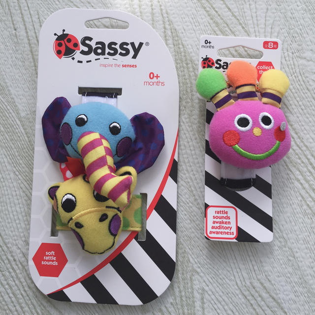 Sassy(サッシー)のDadway sassy おもちゃ3点セット 赤ちゃん用 キッズ/ベビー/マタニティのおもちゃ(知育玩具)の商品写真